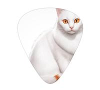 Cute Van Lake Cat Printed pick set - 12 pieces, thin, medium and thick guitar picks, suitable for guitar, bass, electric guitar and ukulele