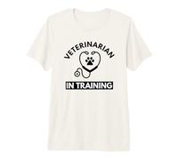 Cute Veterinarian in Training Future Veterinarian paw Premium T-Shirt