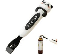 Cute Vial Openers, Stainless Steel Panda Oral Liquid Decappers Seal Opener for Beer Bottle Can Jar Lid