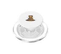 Cute Vintage Bear crochet hobby crafting storybook Graphic PopSockets PopGrip for MagSafe
