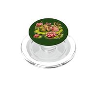 Cute Vintage Frog book lovers Reading hobby novelty Graphic PopSockets PopGrip for MagSafe