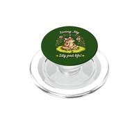 Cute Vintage Frog toad introvert dreaming storybook Graphic PopSockets PopGrip for MagSafe
