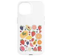 Cute Vintage Fruit Collage Summer Beach Vacation Men Women Case for iPhone 15