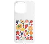 Cute Vintage Fruit Collage Summer Beach Vacation Men Women Case for iPhone 15 Pro Max