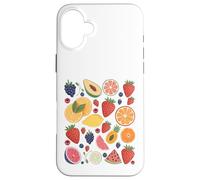 Cute Vintage Fruit Collage Summer Beach Vacation Men Women Case for iPhone 16 Plus
