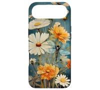 Cute Vintage Illustration Daisy Flowers Dandelion Dragonfly Case for iPhone Air