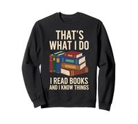 cute vintage that's what i do i read books and i know things Sweatshirt