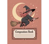 Cute Vintage Witch Halloween Notebook: 120 Pages, with Warmcozy Cover Design, suitable for Drawing, School Notes, Girls, Students, Holiday gifts120 ... School Notes, Girls, Students, Holiday gifts