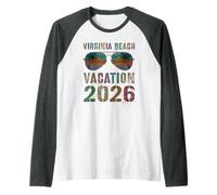 Cute Virginia Beach Vacation 2026 Trip Cruise Vacay Matching Raglan Baseball Tee