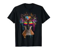 Cute Wallaby Wearing Headphone T-Shirt
