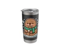 Cute Walrus Winter on Ice Stainless Steel Insulated Tumbler
