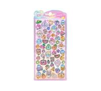 Cute Water Bottle Stickers - 3D Decorative Stickers, Crystal Structure Resin Scrapbooking Decoration for Bottle Notebook Journaling Mobile Phone