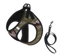 Cute Water Tower Printing Dog Summer Harness,Soft Light Puppy Vest,Breathable Pet Harness Reflective For Easy Walking