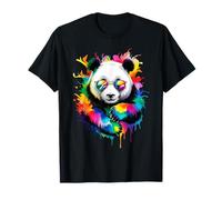 Cute Watercolor Cool Panda Men Women Kids Girls Boys T-Shirt