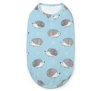 Cute Watercolor Hedgehogs BluePets Shirt Vest Cute Dog Tank Top Soft Sleeveless T-Shirt for Puppy Kitty Cats S