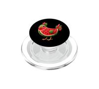 Cute Watermelon Bird Tropical Fantasy Animal Art PopSockets PopGrip for MagSafe