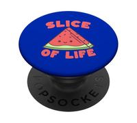 Cute Watermelon Slice Kawaii Summer Fruit PopSockets Adhesive PopGrip
