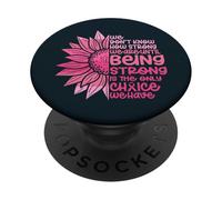 Cute We Don't Know How Strong We Are Breast Cancer Awareness PopSockets Adhesive PopGrip