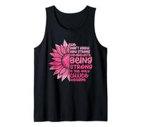 Cute We Don't Know How Strong We are Breast Cancer Awareness Tank Top