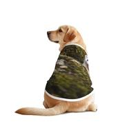 Cute Weasel Print Dog Outfit Sleeveles, Funny Pet Dog Clothes Machine Washable Shirt Vest For Medium Large Dogs