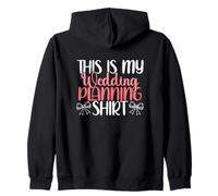 Cute Wedding Planning Design Zip Hoodie