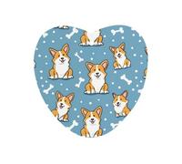 Cute Welsh Corgi Car Air Freshener Decorative Hanging Aromatherapy Tablets for Car Trucks Love form