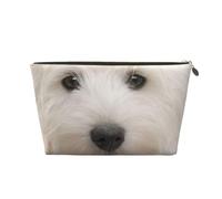 Cute Westie Puppy, Makeup Bag Cosmetic Bag Portable Travel Toiletry Bag Pencil Case Toiletry Pouch
