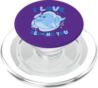 Cute Whale Love Sea-ling You Ocean Pun PopSockets PopGrip for MagSafe