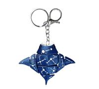 Cute Whale Shark Keychain Purse Bag Charms for Hangbags Backpacks Car Keys Accessories Ocean Fish Gift for Women Men, D：purple Devilfish, Large