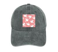 Cute White Doves Pattern Vintage Baseball Cap Golf Dad Hats Adjustable SnapBack Cap for Men Women Sports Outdoor