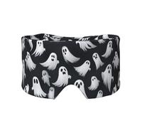 Cute White Ghost Halloween Pattern 1 Print Soft Eye and Ear Muffs for Adults Sleeping Protection Cover for Travel Nap Relief