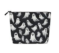 Cute White Ghost Halloween Pattern 1 Versatile Travel Toiletry Bag Makeup Bag, Perfect for Daily Use and Business Trips