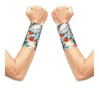 Cute white tiger Wrist sleeve.Elastic Athletic Sleeve Pair,