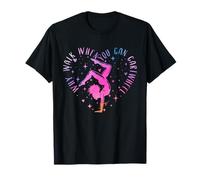 Cute Why Walk When You Can Cartwheel Gymnastics Kids Girls T-Shirt