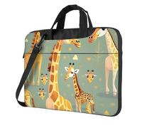 Cute Wild Cartoon Giraffes Print Convenient Laptop Bags Stylish And Protective Computer Bag Style Unique