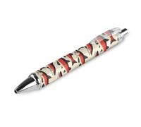 Cute Wild Salmon Ballpoint Pen for Men Women 1 PCS | Funny Retractable Medium Point 0.5mm Pen with Soft Grip Smooth Writing