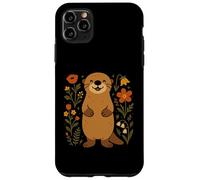 Cute Wildflower Sea Otter Animal Lover Kawaii Otters Kids Case for iPhone 11 Pro Max