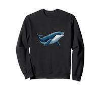 Cute Wildlife Animal Whale Nature Marine Blue Whale Lover Sweatshirt
