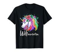 Cute Willowcorn Personalized Name Unicorn Willow T-Shirt
