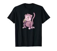 Cute Winking Monkey Eating Yellow Banana T-Shirt