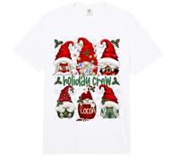 Cute Winter Holiday Crew for Women Hot Cocoa Christmas Gnome Comfort Colors Adult Heavyweight T-Shirt