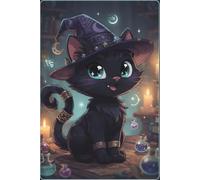 Cute Witchy Cat Notebook - Witch by Blood | 6 x 9 | 150 Lined Pages | Matte Softcover | Sassy Spellcats: Alchemy Edition: A cute lined notebook for ... cat lovers and magically unapologetic souls