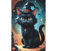 Cute Witchy College Ruled Notebook: for Planning & Organising Daily Life