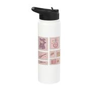 Cute Witchy Magic Stamps Collection Stainless Steel Insulated Water Bottle