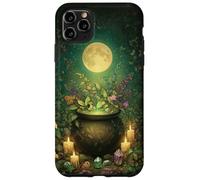 Cute Witchy Wicca Witch Cauldron Moon Halloween Witchcraft Case for iPhone 11 Pro Max