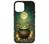 Cute Witchy Wicca Witch Cauldron Moon Halloween Witchcraft Case for iPhone 12 mini