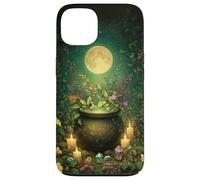 Cute Witchy Wicca Witch Cauldron Moon Halloween Witchcraft Case for iPhone 13
