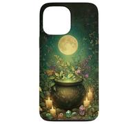 Cute Witchy Wicca Witch Cauldron Moon Halloween Witchcraft Case for iPhone 13 Pro Max