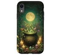 Cute Witchy Wicca Witch Cauldron Moon Halloween Witchcraft Case for iPhone XR