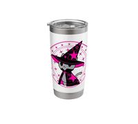 Cute Wizard Cat Character with Magic Circle Gift Stainless Steel Insulated Tumbler